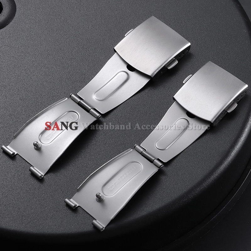 Replacement Watch Bracelet - Fibbia Pieghevole in Acciaio Inossidabile 12/14/16/18/20/22mm,