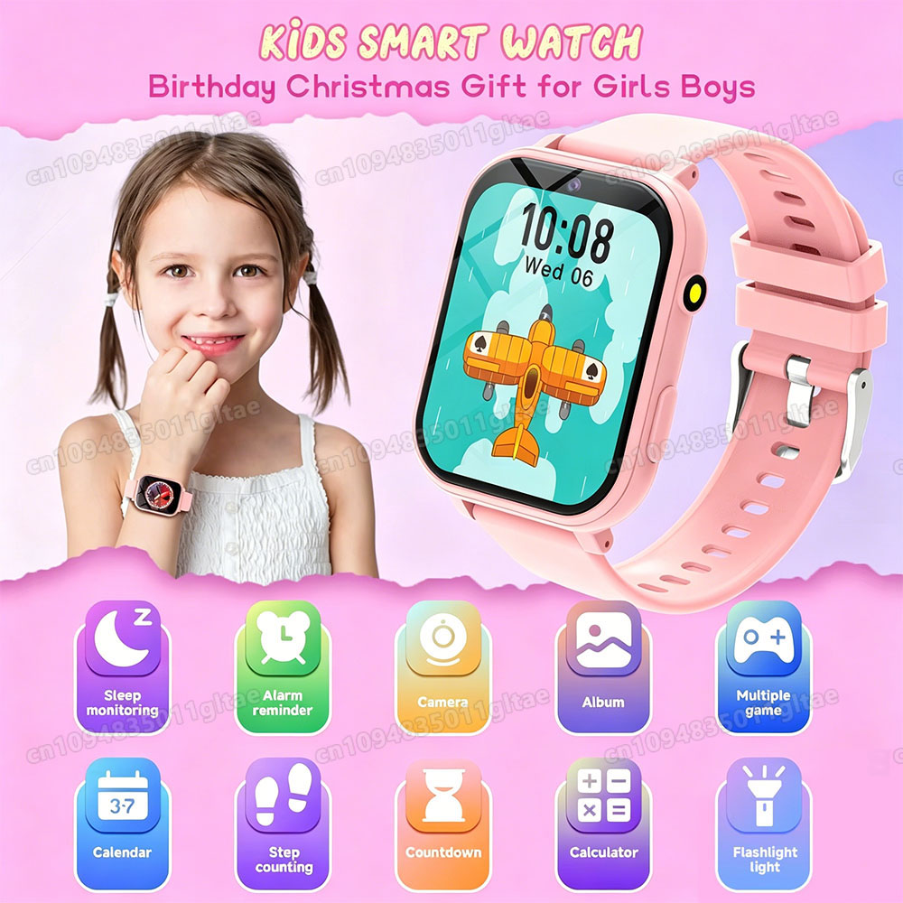 Smartwatch Watches Birthday Gift For Boys - Nuovo Smartwatch per Bambini con Fotocamera