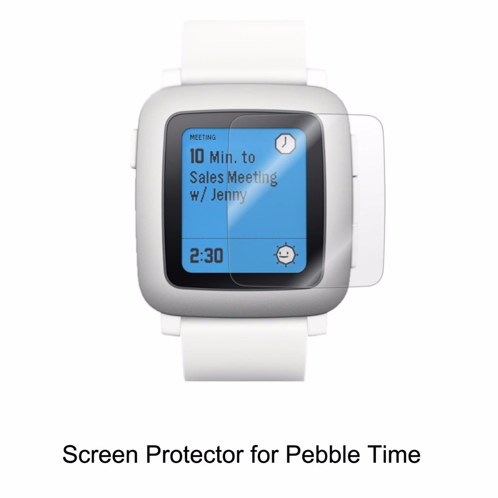 Smartwatch Pebble Watches - 6 * Clear LCD PET Film