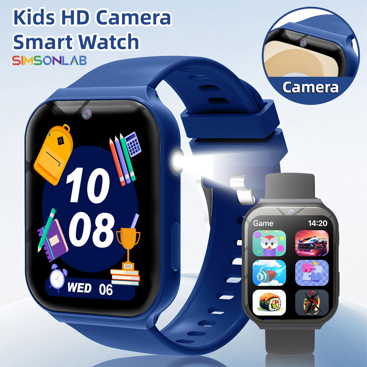Smartwatch Watches Birthday Gift For Boys - Smartwatch 2026 per Bambini con Telecamera