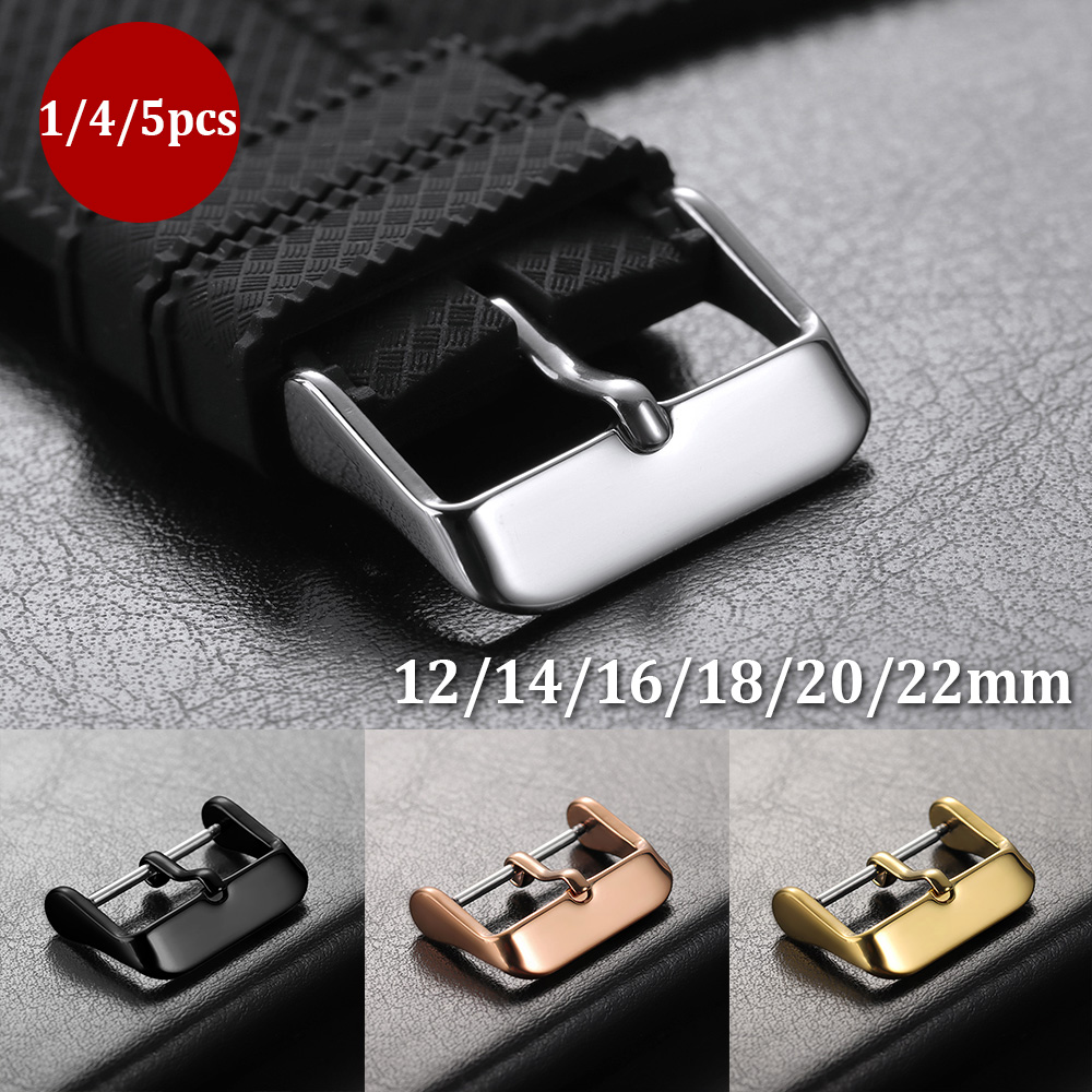 Replacement Watch Bracelet - 1/4/5 pz. Fibbia Lucida per Cinturini