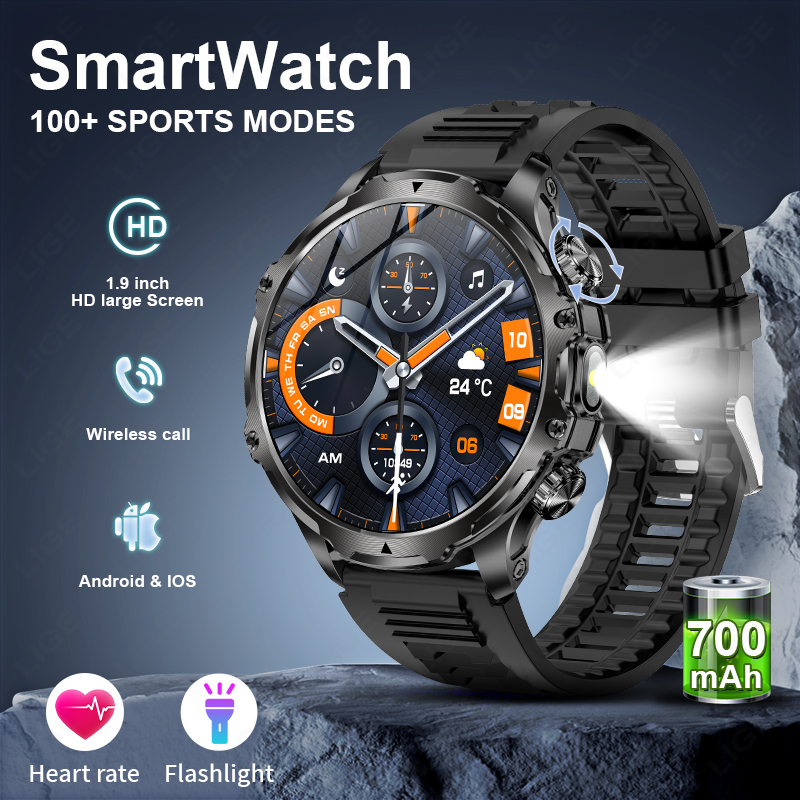 Timex Watches Smartwatch - LIGE Smartwatch Militare Da Uomo 1.9