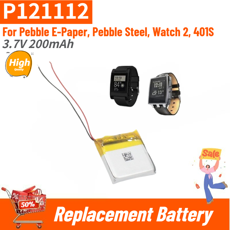 Smartwatch Pebble Watches - Batteria di Alta Qualità per Smartwatch