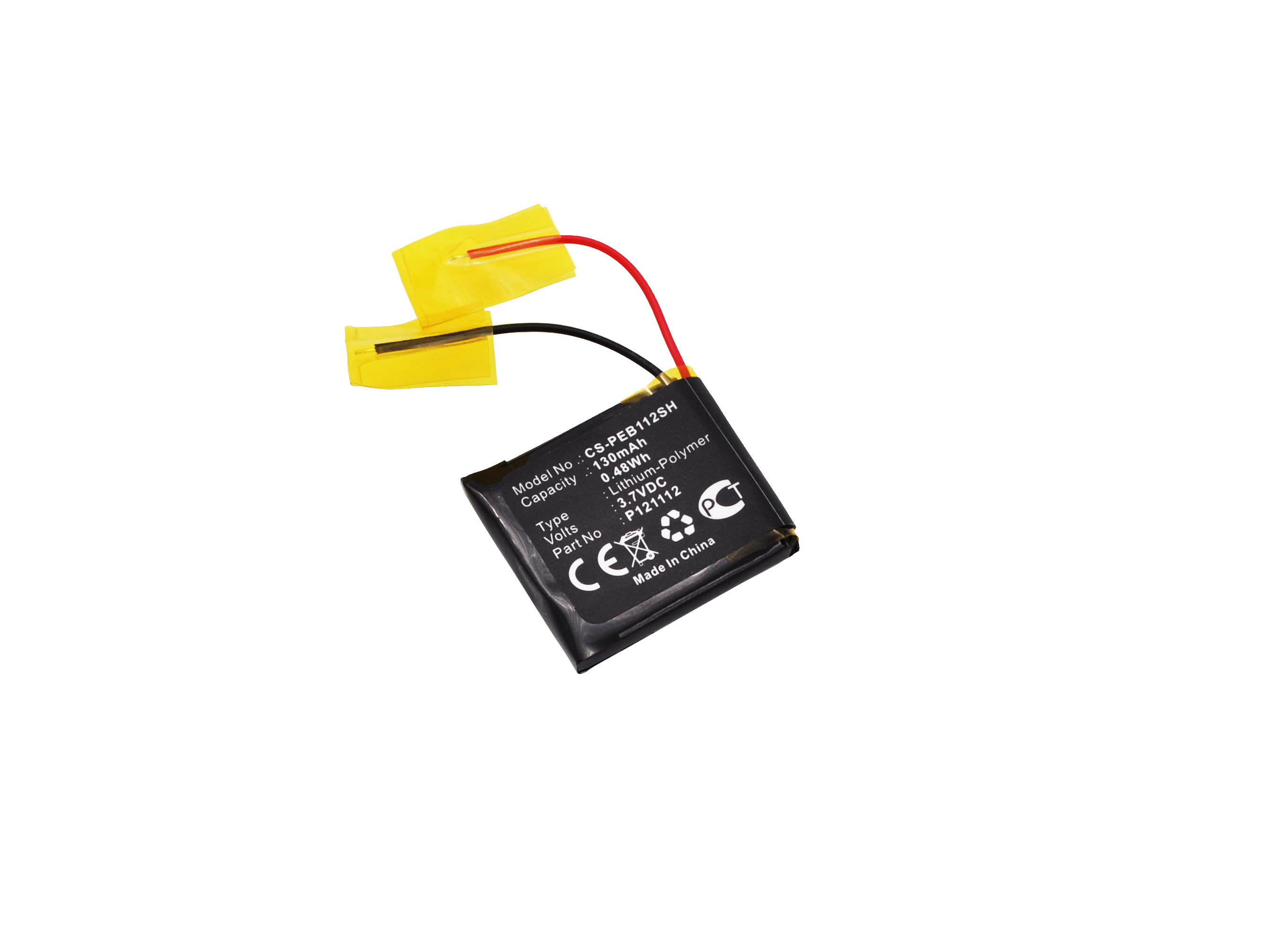 Smartwatch Pebble Watches - 100% NUOVA batteria 3.7V 130mAh PEB112SH
