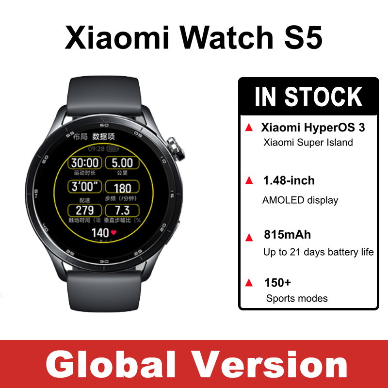 Timex Watches Smartwatch - Versione Globale Xiaomi Watch S5 con