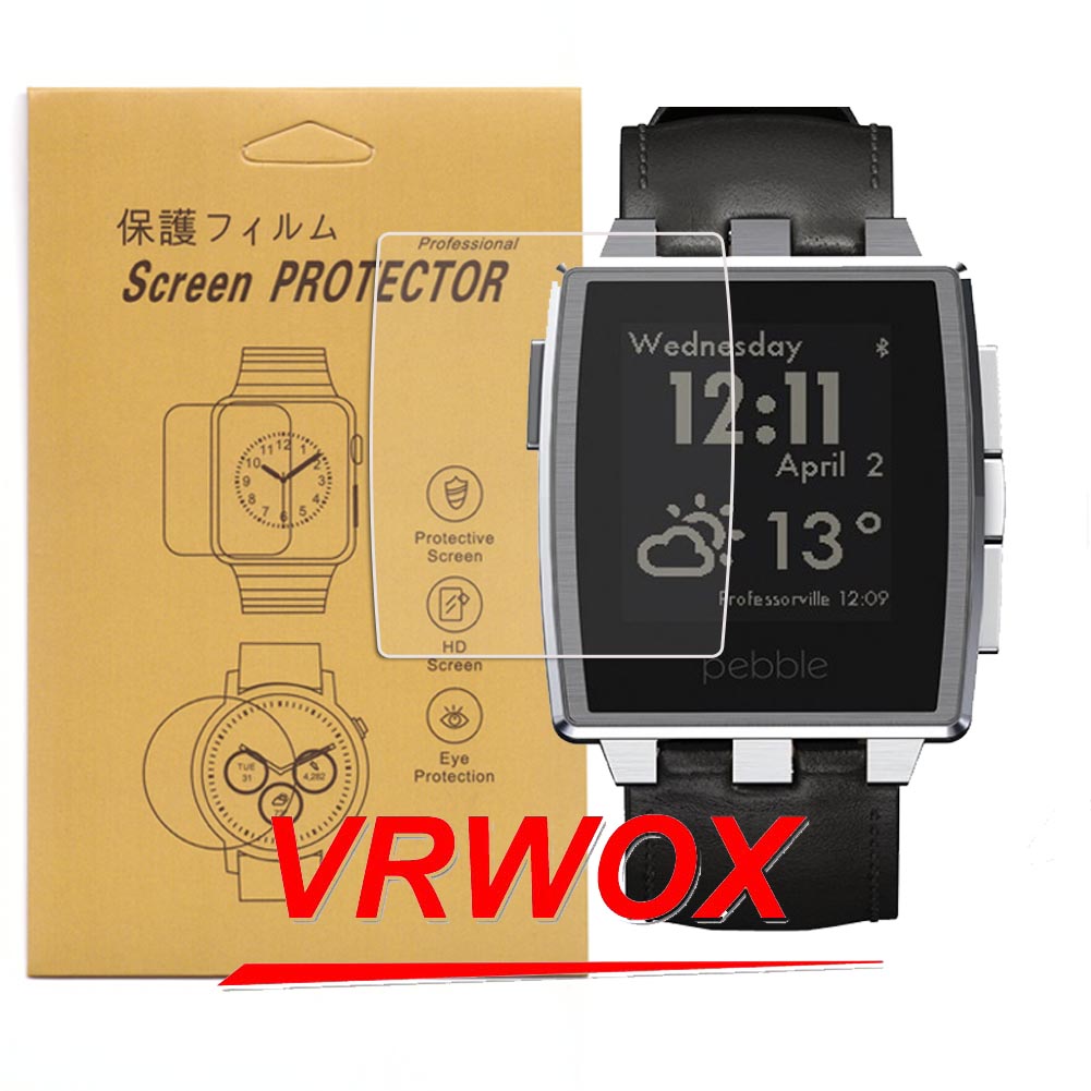 Smartwatch Pebble Watches - Pellicola salvaschermo 3 pezzi per ghiaia