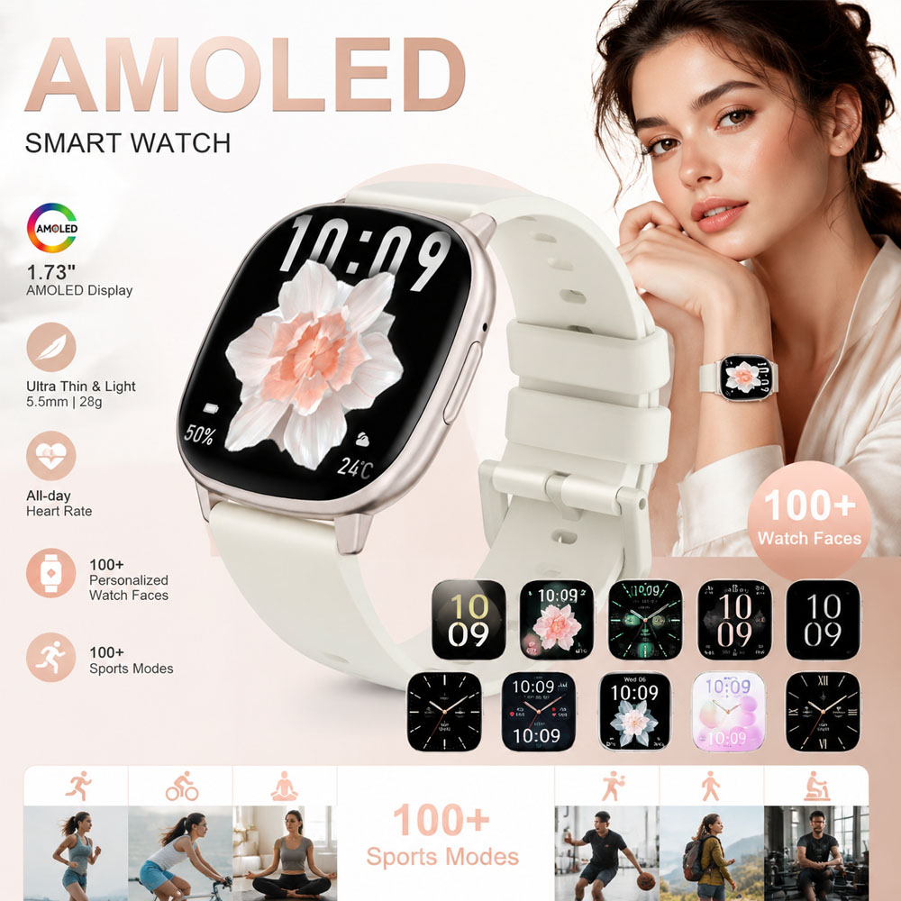 Smartwatch Stylish Watches For Women - Smartwatch HD17 AIR AMOLED alla Moda