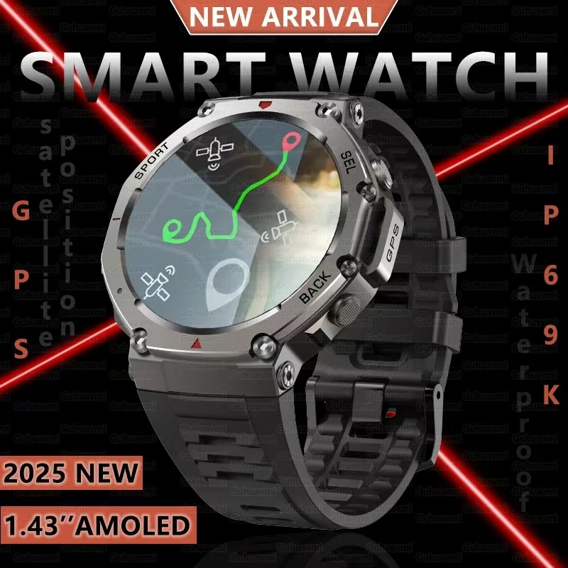 Watch Vs Smartwatch - NORTH EDGE GPS Smart Watch 360*360