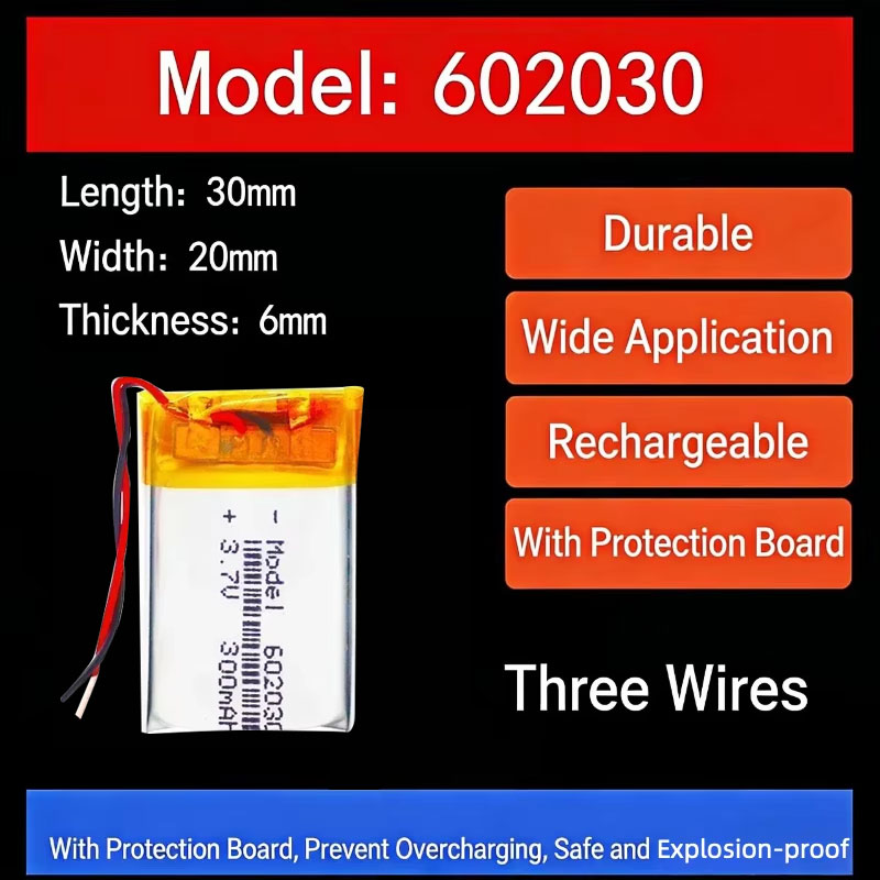 Batteria al Litio 3.7V 300mAh  - Watch Smartwatch recensione e prezzo