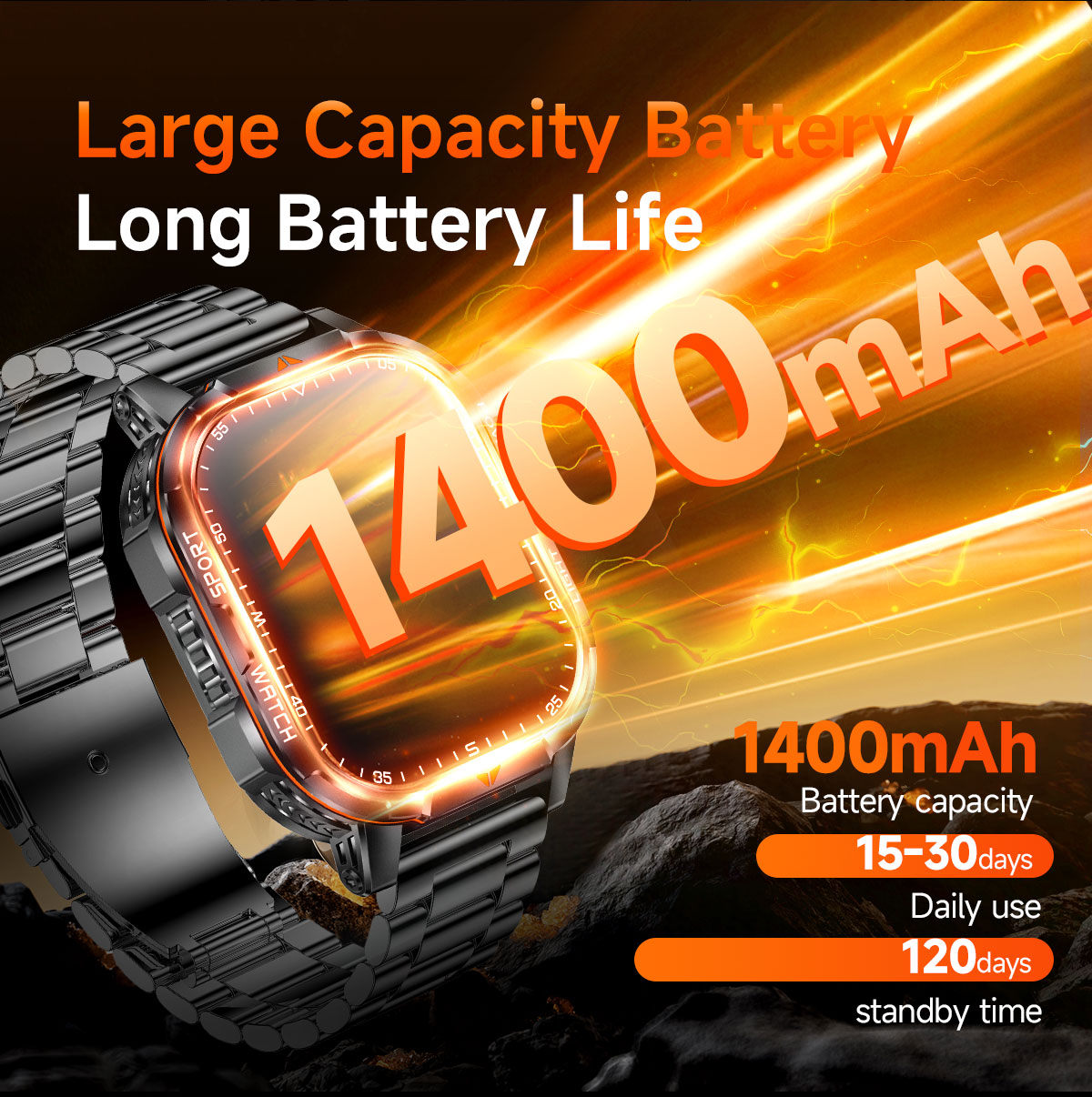 Nuovo Smartwatch 2026 con Batt - Smartwatch Military Watches For Men recensione e prezzo