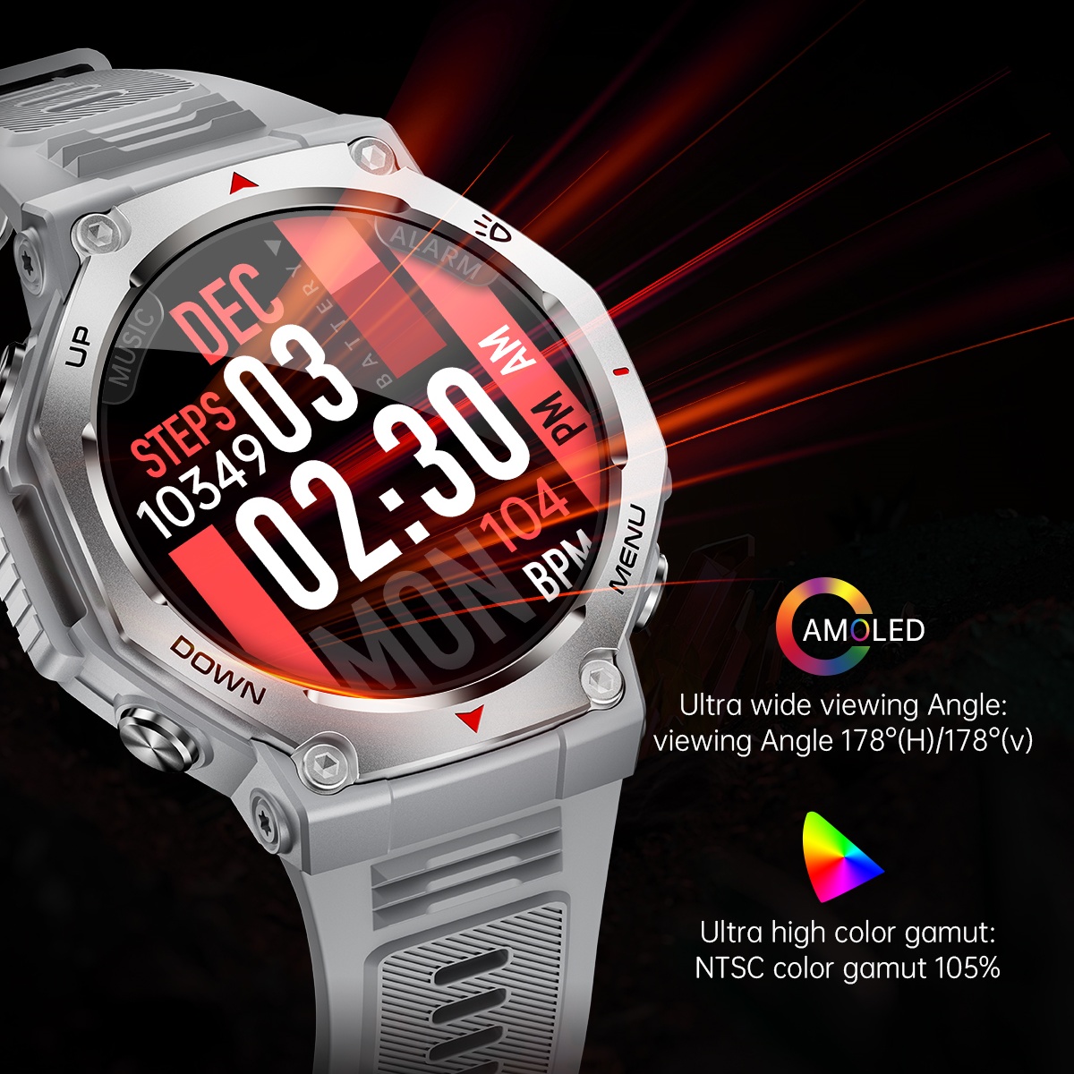 Per Android IOS Nuovo AMOLED A - Watch Vs Smartwatch recensione e prezzo