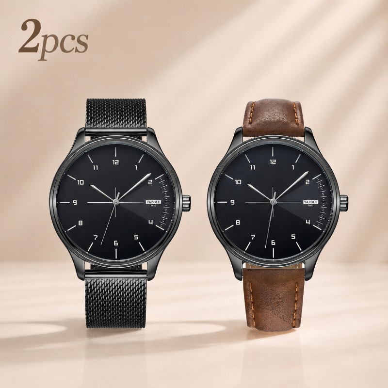 2 pezzi YAZOLE Orologio da uom - Smartwatch Watches Best Gift For Men recensione e prezzo