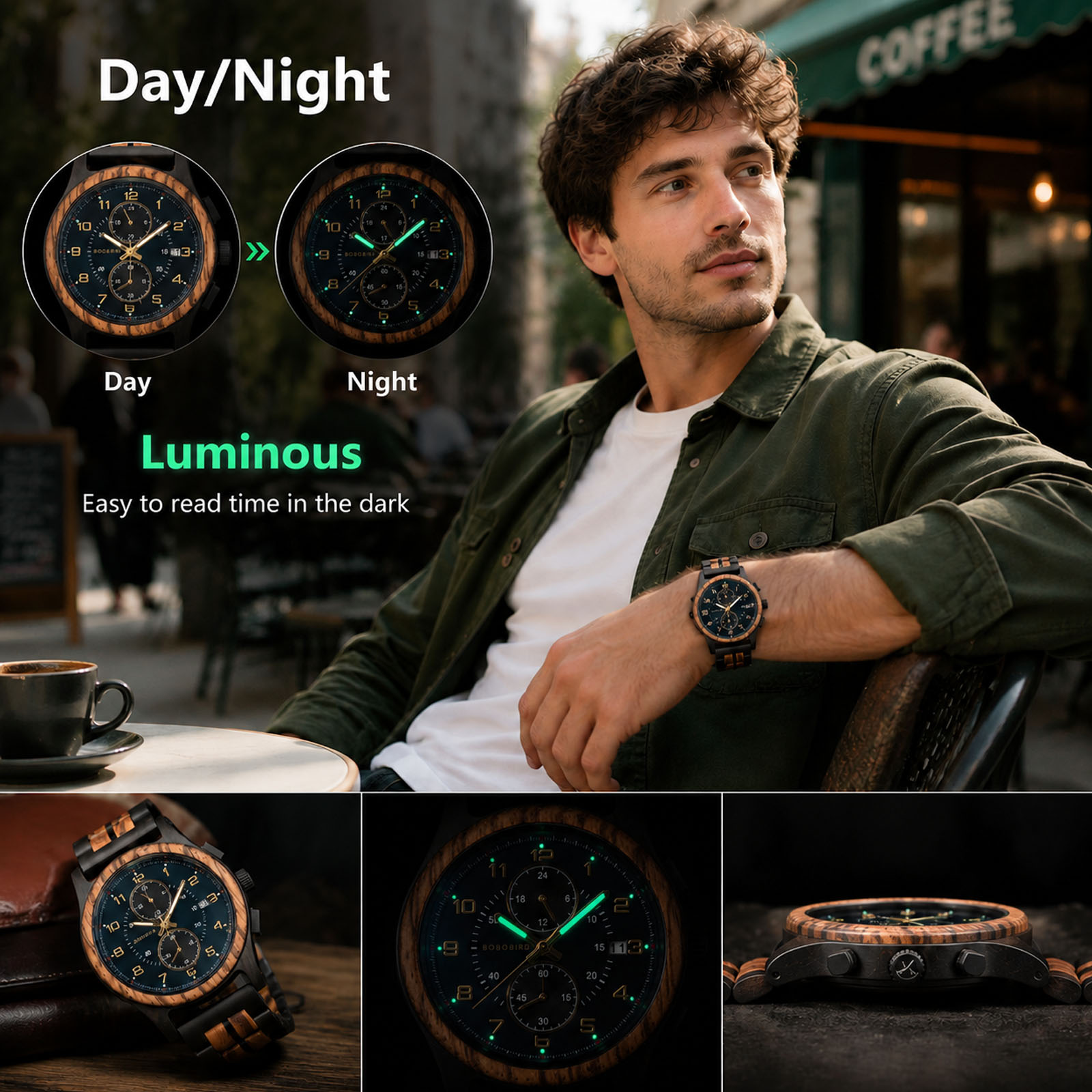 BOBO BIRD Orologio cronografo  - Smartwatch Watches Birthday Gift For Men recensione e prezzo