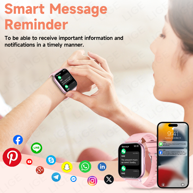 LIGE Smartwatch Uomo Donna Oro - Smartwatch Watches Birthday Gift For Men recensione e prezzo