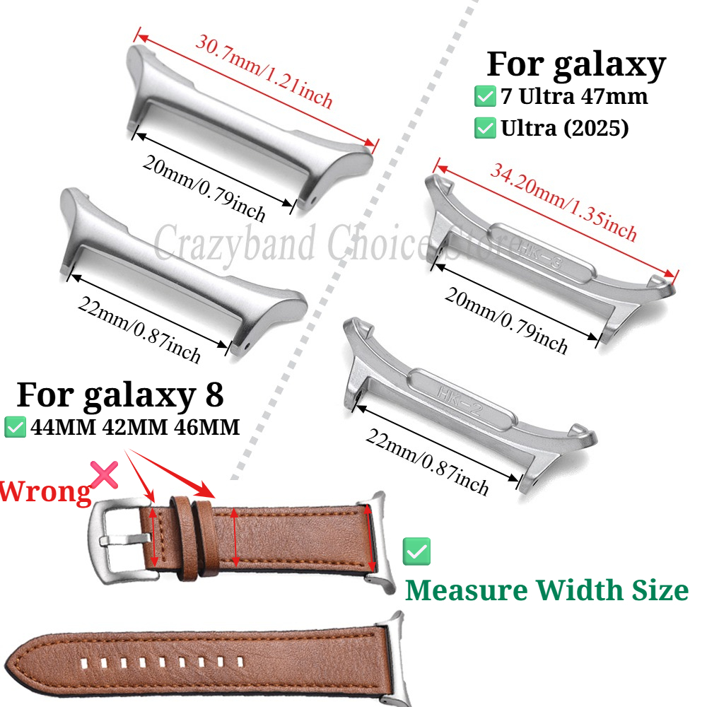 1 Paio di Connettori Metallici - Replacement Watch Bracelet recensione e prezzo