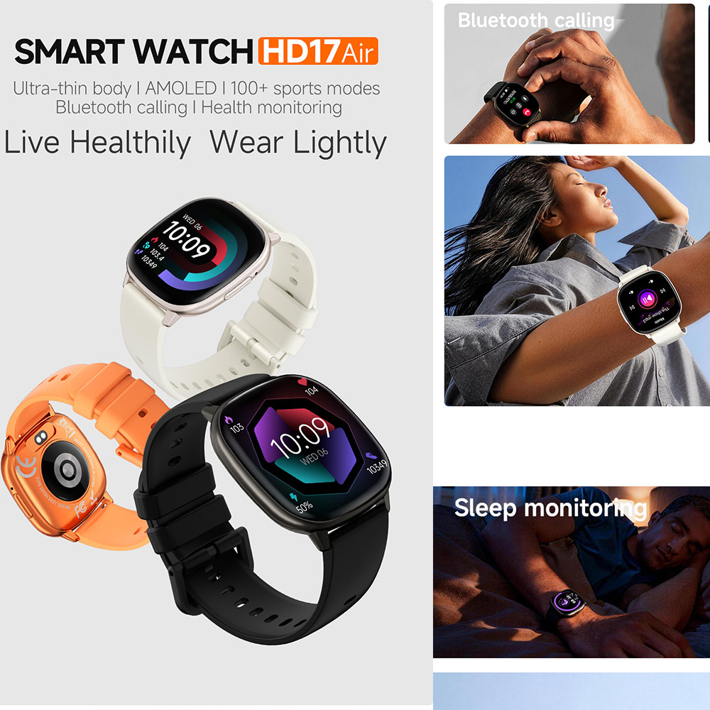Smartwatch HD17 AIR AMOLED all - Smartwatch Stylish Watches For Women recensione e prezzo