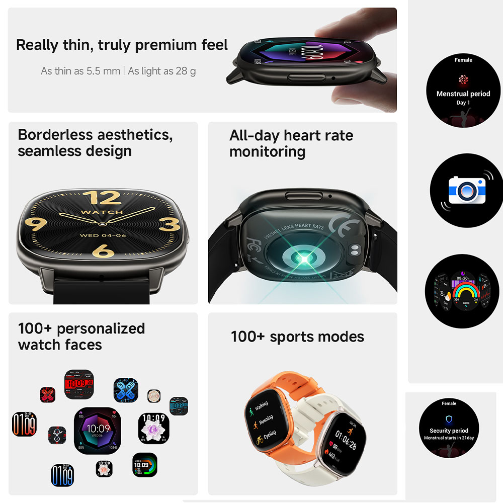 Smartwatch HD17 AIR AMOLED all - Smartwatch Stylish Watches For Women recensione e prezzo
