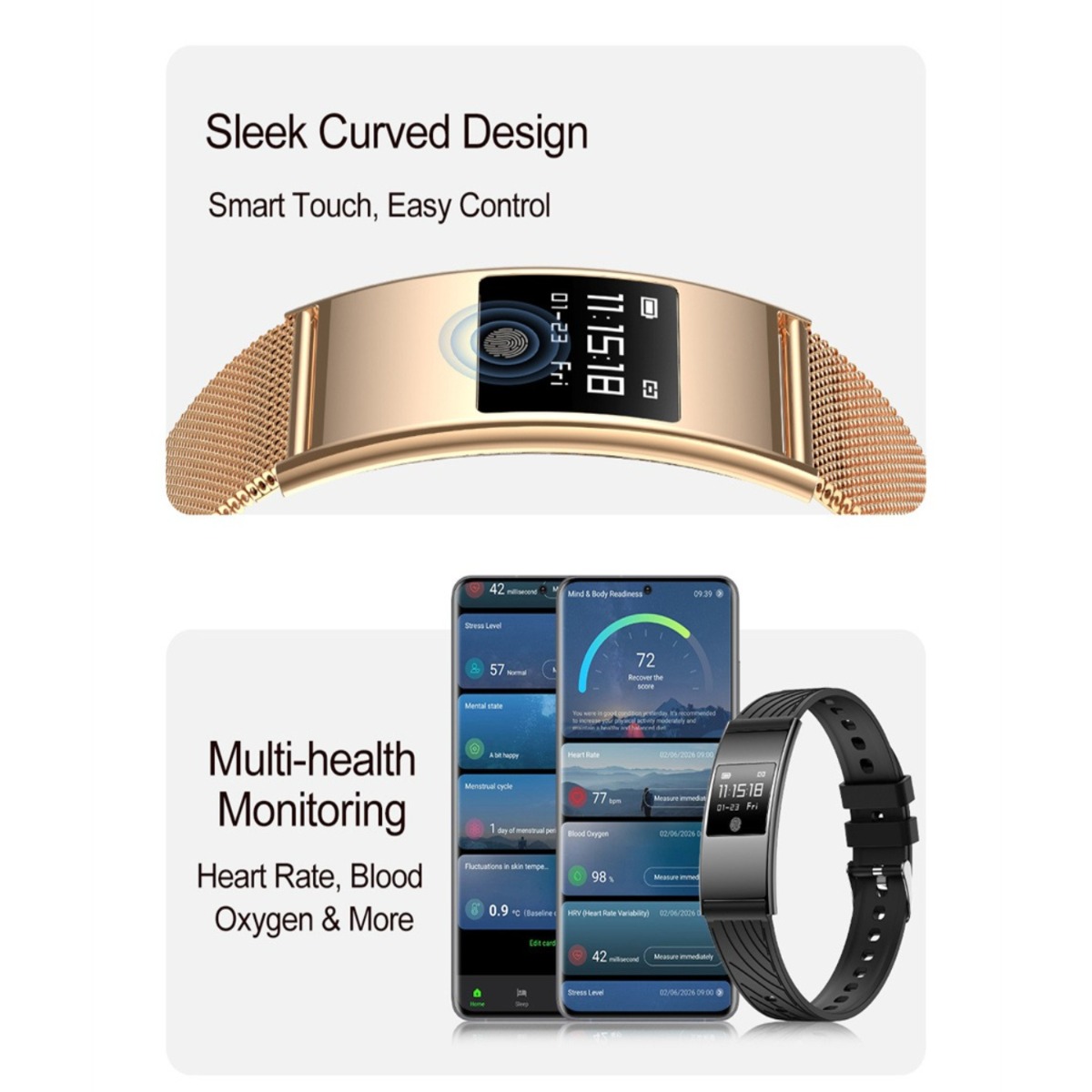 Smartwatch Ultra-Sottile Elega - Smartwatch Stylish Watches For Women recensione e prezzo