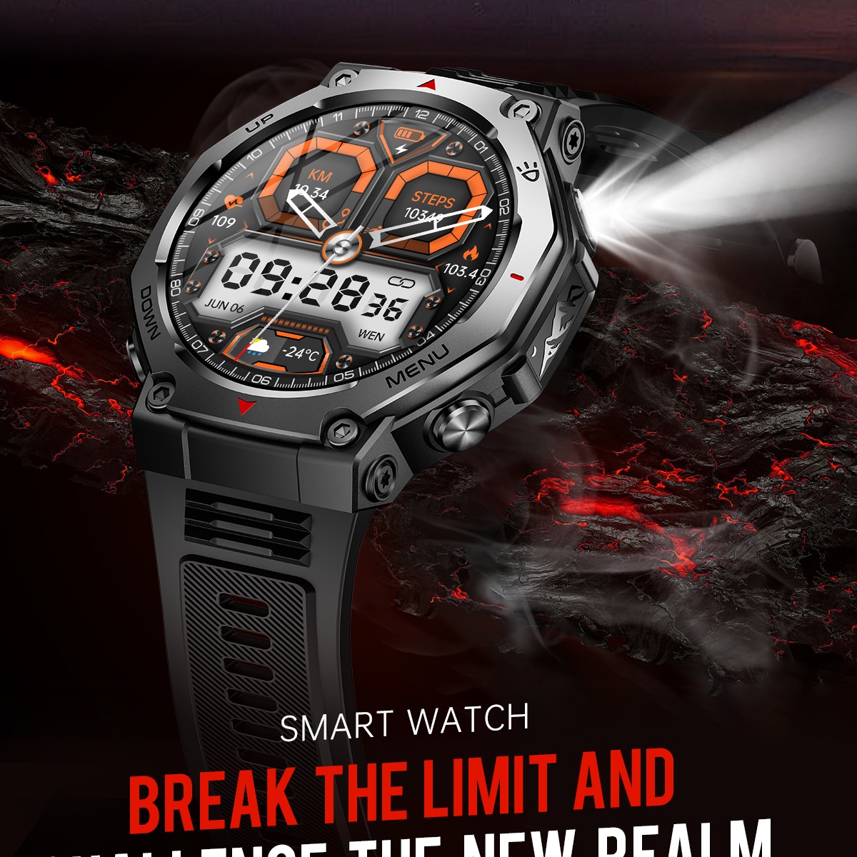 VWAR T-Rex Ultra Smart Watch c - Watch Vs Smartwatch recensione e prezzo
